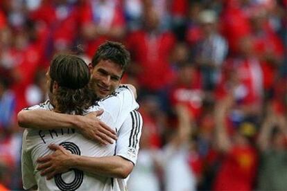 Alemania celebra el primer gol del Mundial