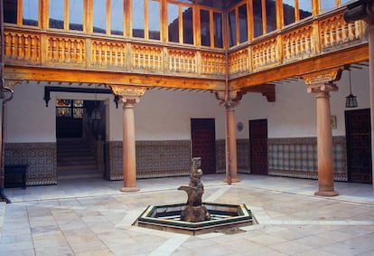 Interior del palacio de Melgarejo, en Villanueva de los Infantes (Ciudad Real).