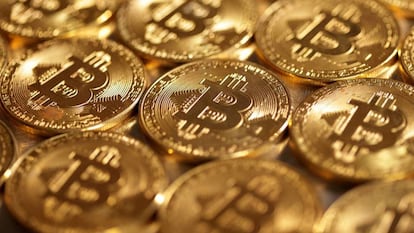 Representación del bitcoin.