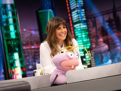 Nuria Roca, presentando 'El hormiguero'.