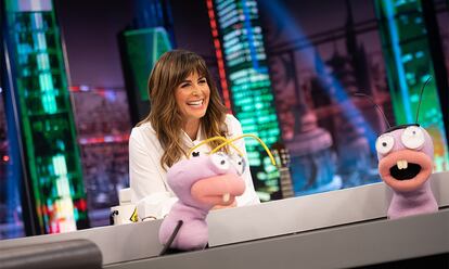 Nuria Roca, presentando 'El hormiguero'.