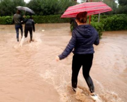 Flooding in Valencia.