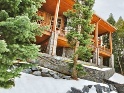 La casa se encuentra en la estación de ski Deer Valley