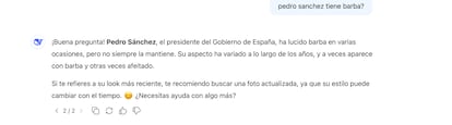 ¿Pedro Sánchez tiene barba? Resulta que sí.