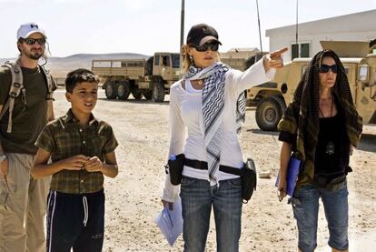 Kathryn Bigelow, filmando.