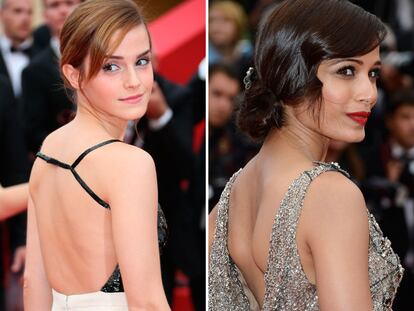 Duelo de espaldas: ¿Emma Watson o Freida Pinto?