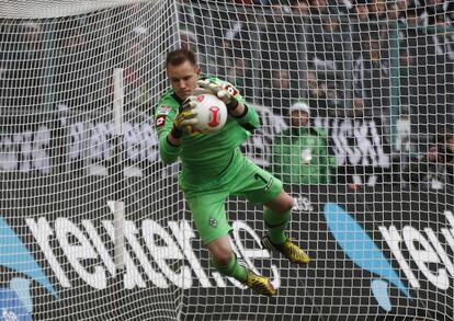 Ter Stegen, con el Borussia Moenchengladbach.