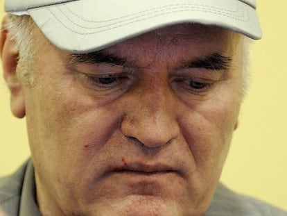 Ratko Mladic, el 3 de junio en La Haya.