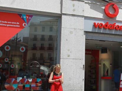 Tienda de Vodafone en Madrid.