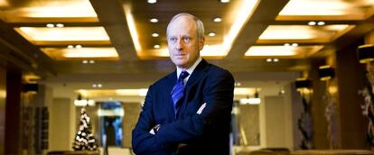 Michael J. Sandel, profesor de Pol&iacute;tica y Justicia en Harvard, durante una visita a Madrid la semana pasada.