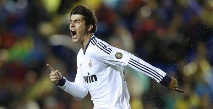 Alvaro Morata celebra el gol de la victoria.