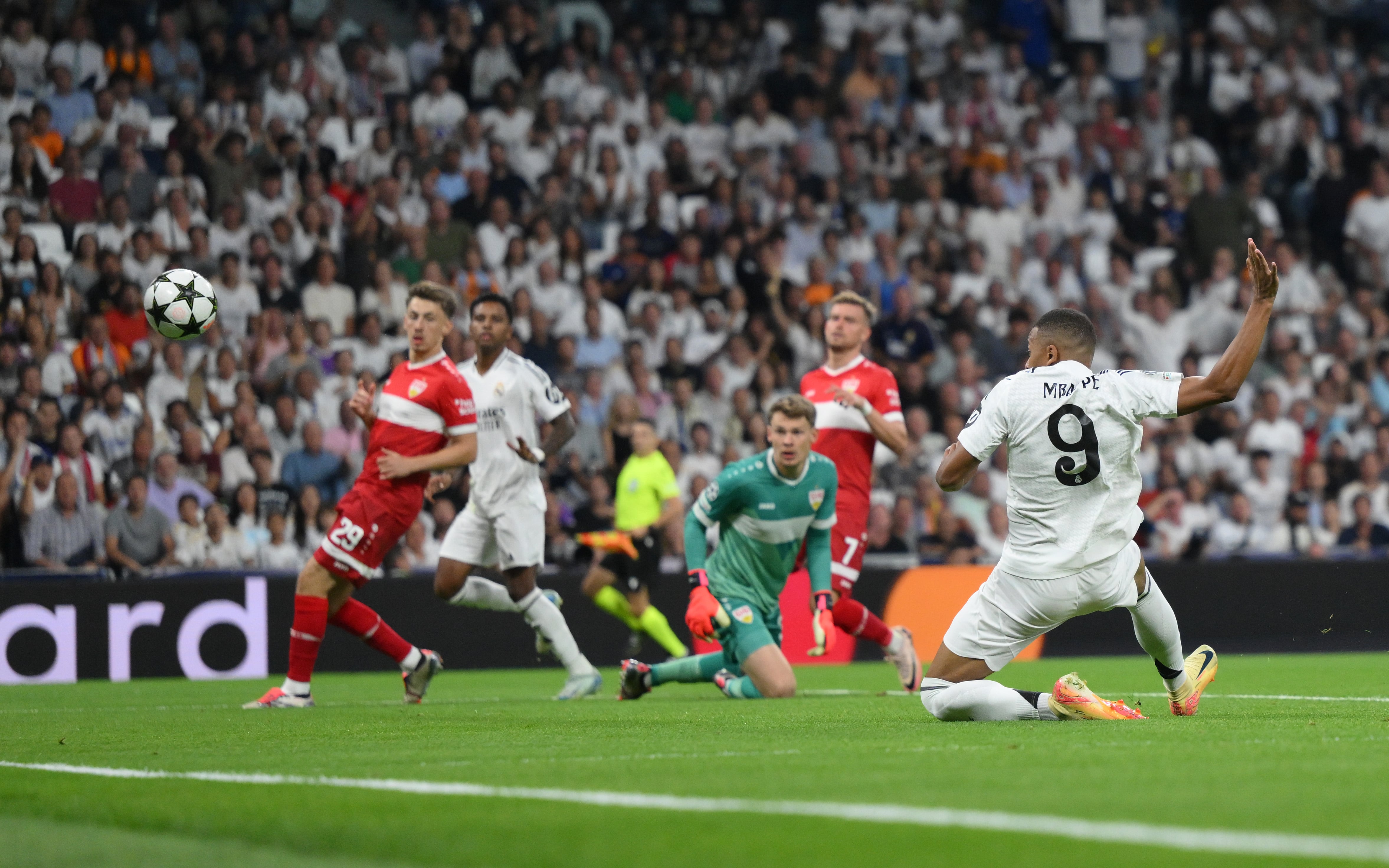 Gol y alivio en el Bernabéu para Mbappé