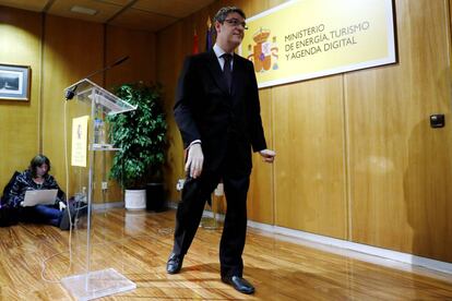 El ministro de Energía, Álvaro Nadal