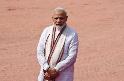 El primer ministro de la India Narendra Modi