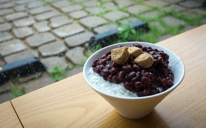 Patbingsu, el helado tradicional coreano.