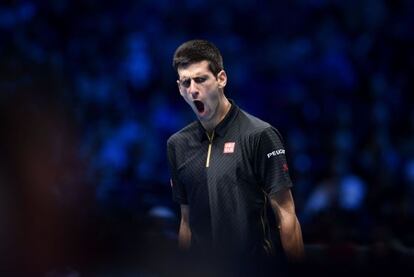 Djokovic, en su partido con Nishikori.