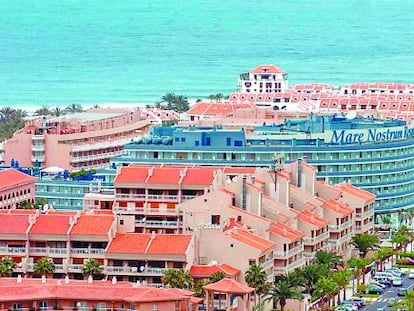 Viviendas en playa de las Américas en Tenerife Sur.