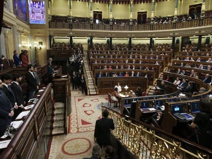 El Congreso de los Diputados, durante la Sesión Constitutiva de la XIV Legislatura.