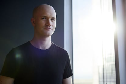 Brian Armstrong, cofundador y consejero delegado de Coinbase en diciembre de 2017.