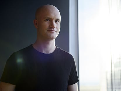 Brian Armstrong, cofundador y consejero delegado de Coinbase en diciembre de 2017.