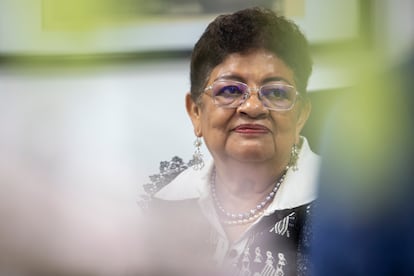 Ernestina Godoy en Ciudad de México, en julio de 2024.