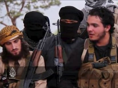 Fotograma de un vídeo de propaganda difundido por el ISIS.