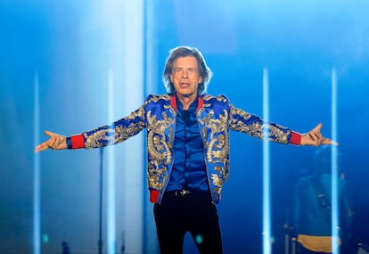 Mick Jagger, el joven eterno, en el escenario de Las Vegas en 2021.