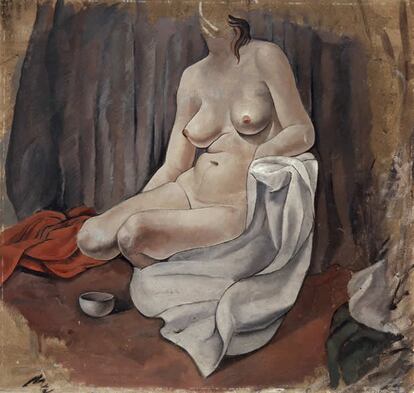 Salvador Dalí, <i>Nude</i> [<i>Desnudo</i>], 1924. Madrid, Museo Nacional Centro de Arte Reina Sofia, DE01566.