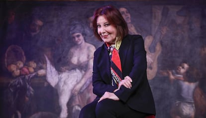 Blanca del Rey, en el escenario del Corral de la Morería.