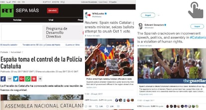 News stories about the Catalonia independence issue.