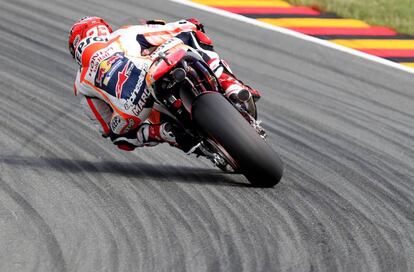 Marc Márquez, en Sachsenring.