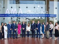 El equipo directivo de A.M.A Grupo se ha reunido con responsables del sector sanitario y aliados estratégicos en Cuenca, Guayaquil y Quito. Imagen cedida por la compañía.