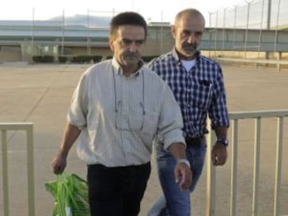 Iñaki de Rentería, a su salida de la cárcel el pasado julio.