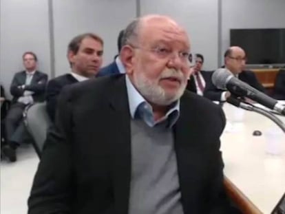 Leo Pinheiro durante seu depoimento.