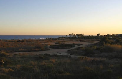 Vista de la playa de Creixell, en Tarragona.