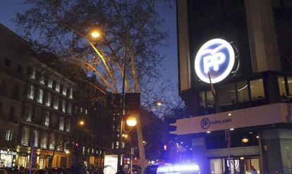 Sede del Partido Popular, en la calle G&eacute;nova de Madrid