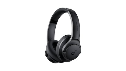 Cascos inalámbricos sobre fondo blanco.