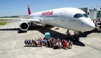 Un avió d'Iberia.