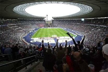 El Olímpico de Berlín, durante un partido.