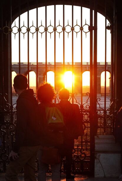 Atardecer desde el Palacio Real.