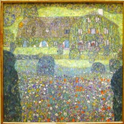 'Landhaus am Attersee', el cuadro más caro de Klimt.