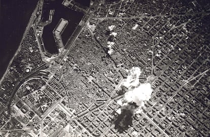 Forces italianes bombardegen Barcelona durant la Guerra Civil