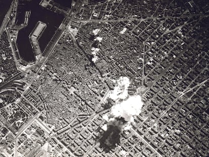 Forces italianes bombardegen Barcelona durant la Guerra Civil