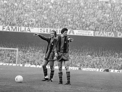 Johan Neeskens y Johan Cruyff