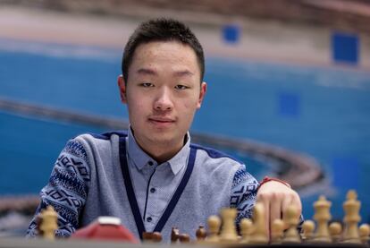 Yi Wei, durante el torneo de Wijk aan Zee (Holanda), hace un mes