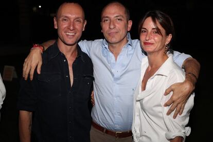 Gorka Postigo, Andrés White y María Fitz-James.