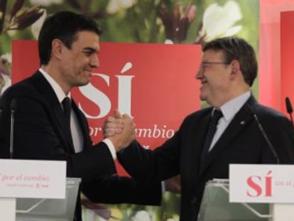 El candidato socialista promete mejorar la financiación de la Comunidad Valenciana