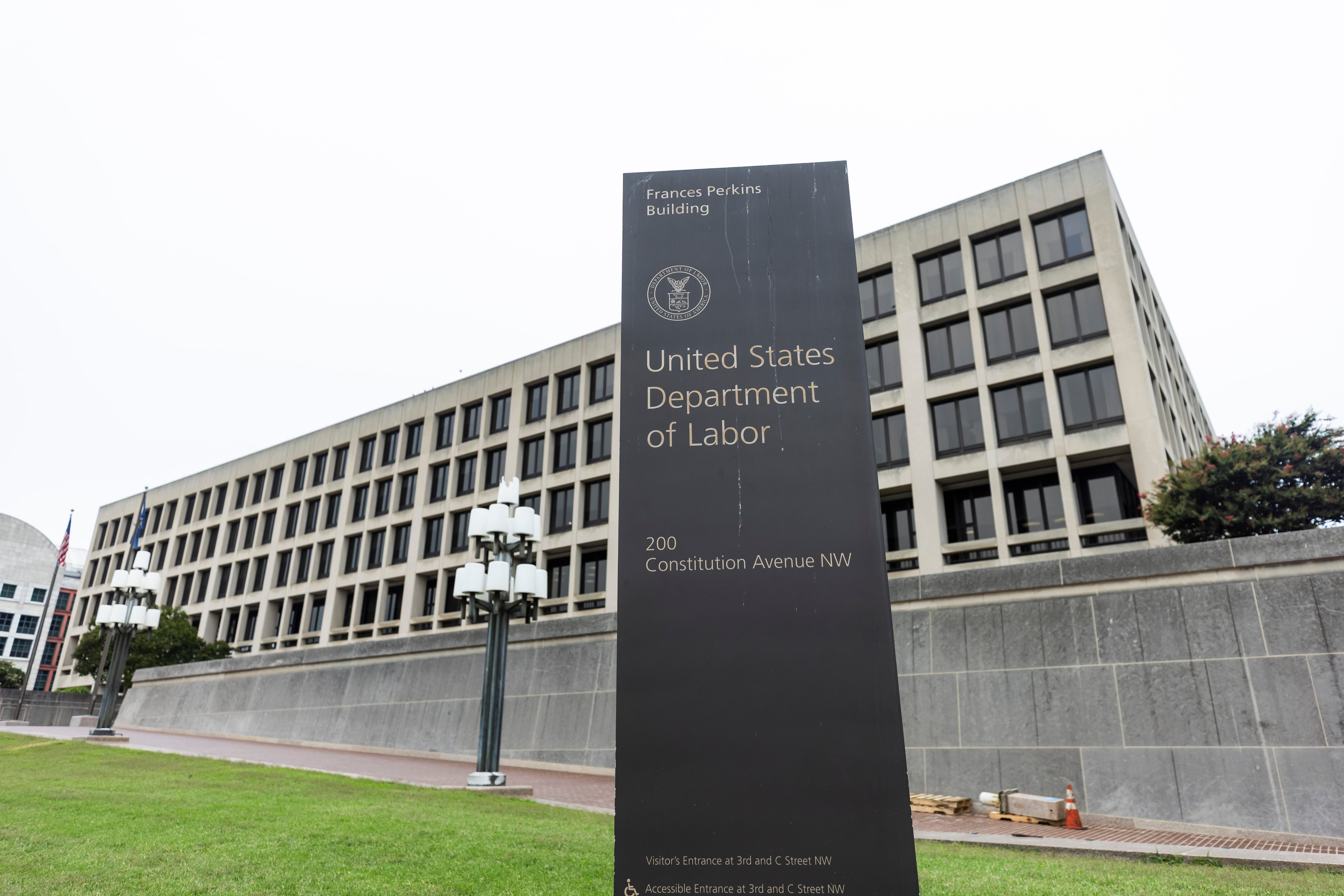 Sede del Departamento de Trabajo, del que depende la Oficina de Estadísticas, en Washington. 