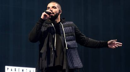 El cantante de hip hop Drake.