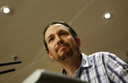 Pablo Iglesias, líder de Podemos.